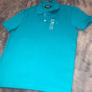 Express shirt size small color blue